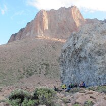 HMI Gap course at Cerro Colorado, outside Chile Chico